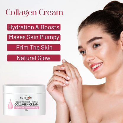 COLLAGEN CREAM IMPROVE SKIN ELASTICITY